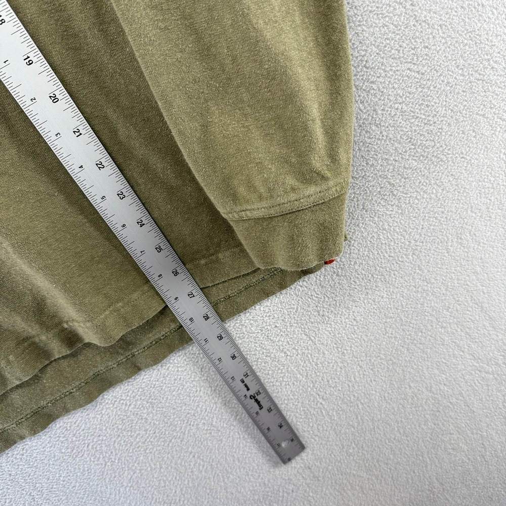 Patagonia Rugby Shirt Mens 2XL Green Long Sleeve Polo Cotton Collar Thick Work - Picture 3 of 10